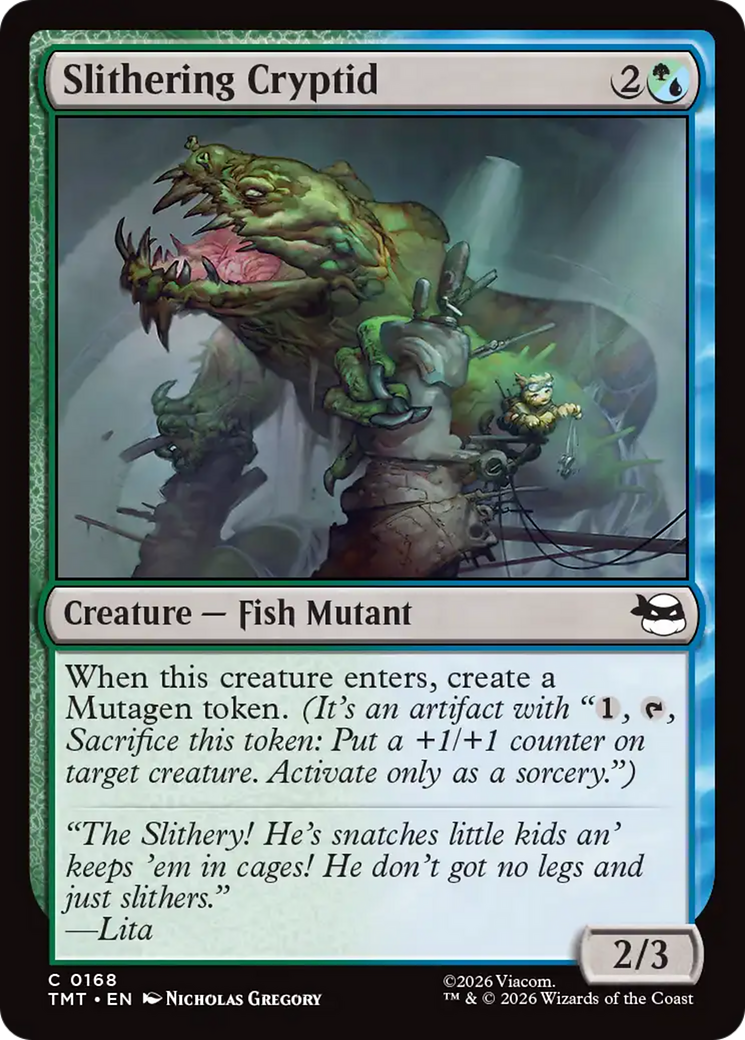 Slithering Cryptid [Teenage Mutant Ninja Turtles] MTG Single Magic: The Gathering | Red Claw Gaming