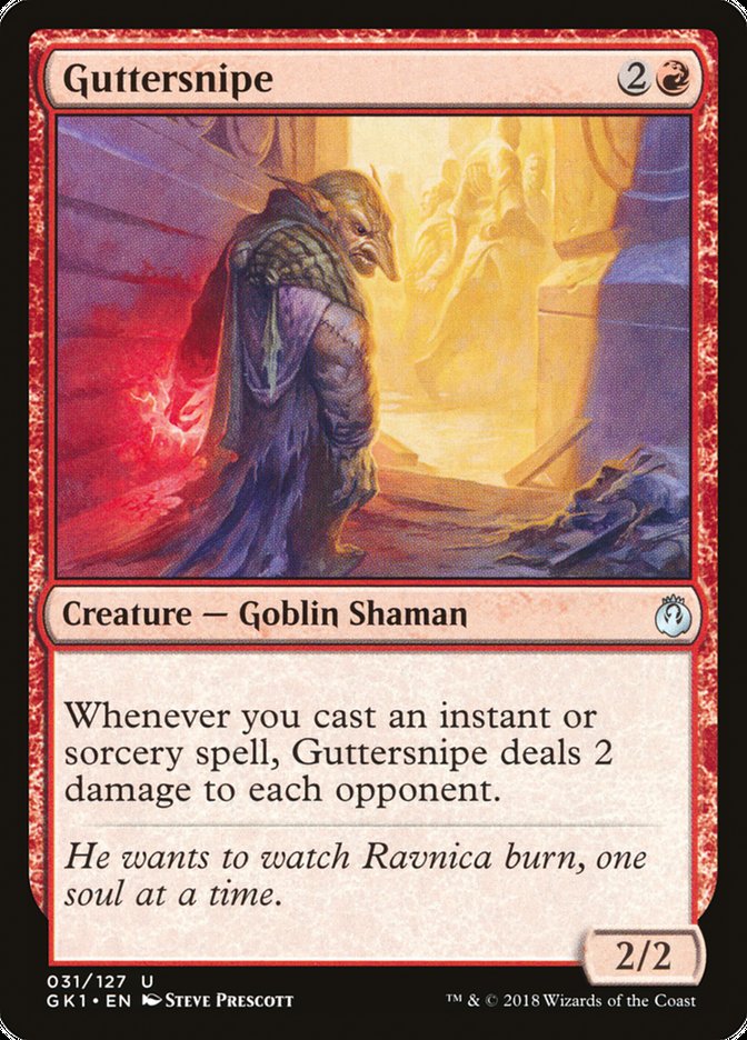 Guttersnipe [Guilds of Ravnica Guild Kit] MTG Single Magic: The Gathering | Red Claw Gaming