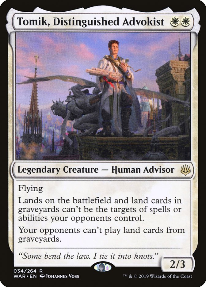 Tomik, Distinguished Advokist [War of the Spark] MTG Single Magic: The Gathering | Red Claw Gaming