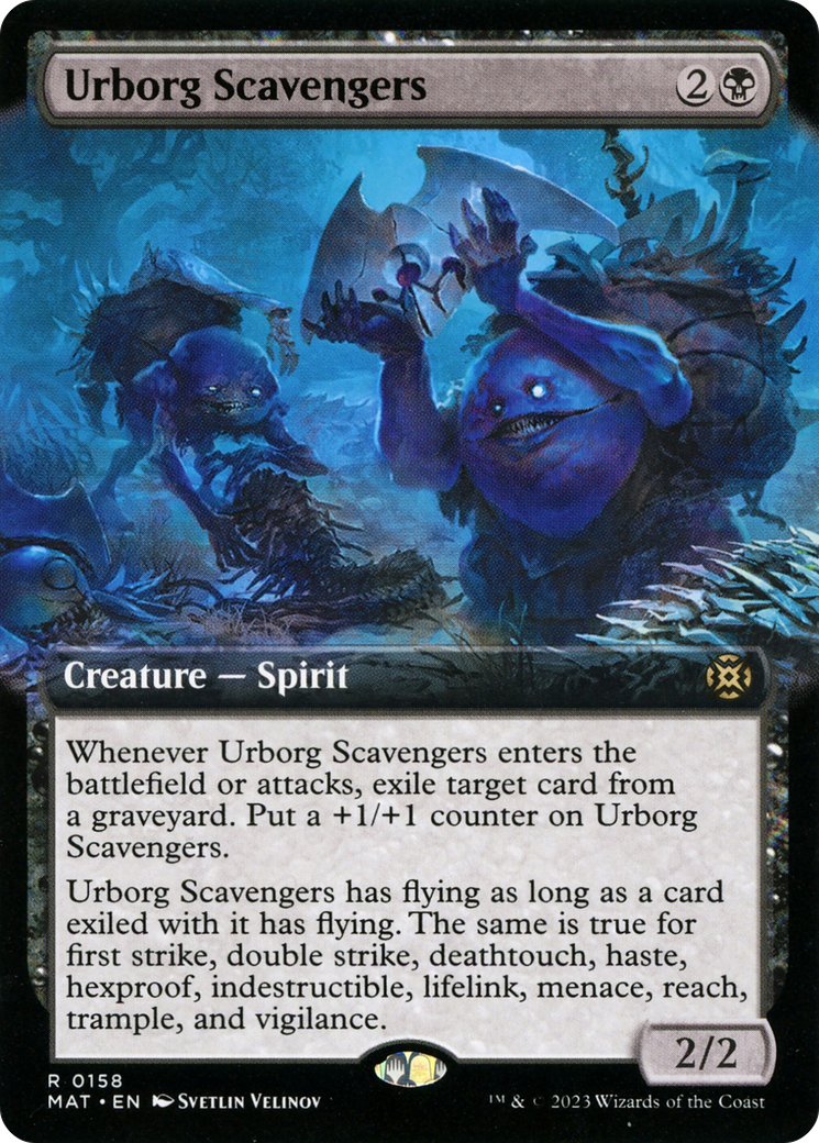 Urborg Scavengers (Extended Art) [March of the Machine: The Aftermath] MTG Single Magic: The Gathering | Red Claw Gaming