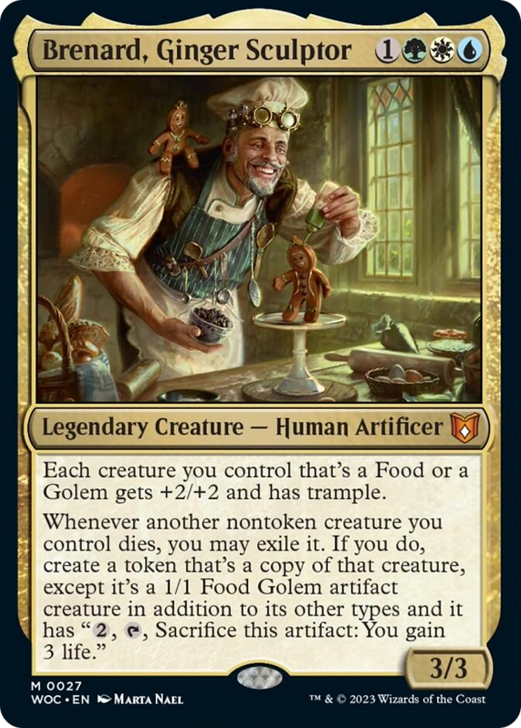 Brenard, Ginger Sculptor [Wilds of Eldraine Commander] MTG Single Magic: The Gathering | Red Claw Gaming