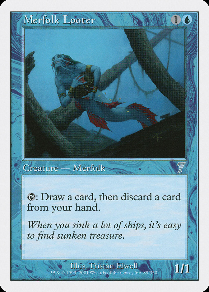 Merfolk Looter [Seventh Edition] MTG Single Magic: The Gathering | Red Claw Gaming