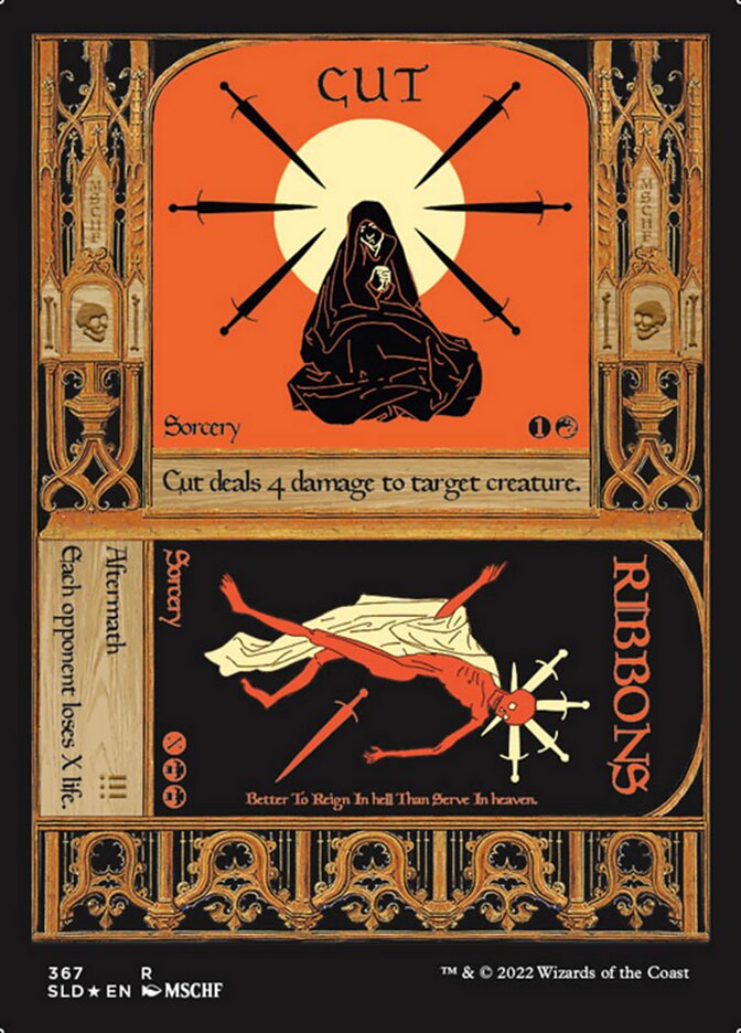 Cut // Ribbons (Foil Etched) [Secret Lair Drop Series] MTG Single Magic: The Gathering | Red Claw Gaming