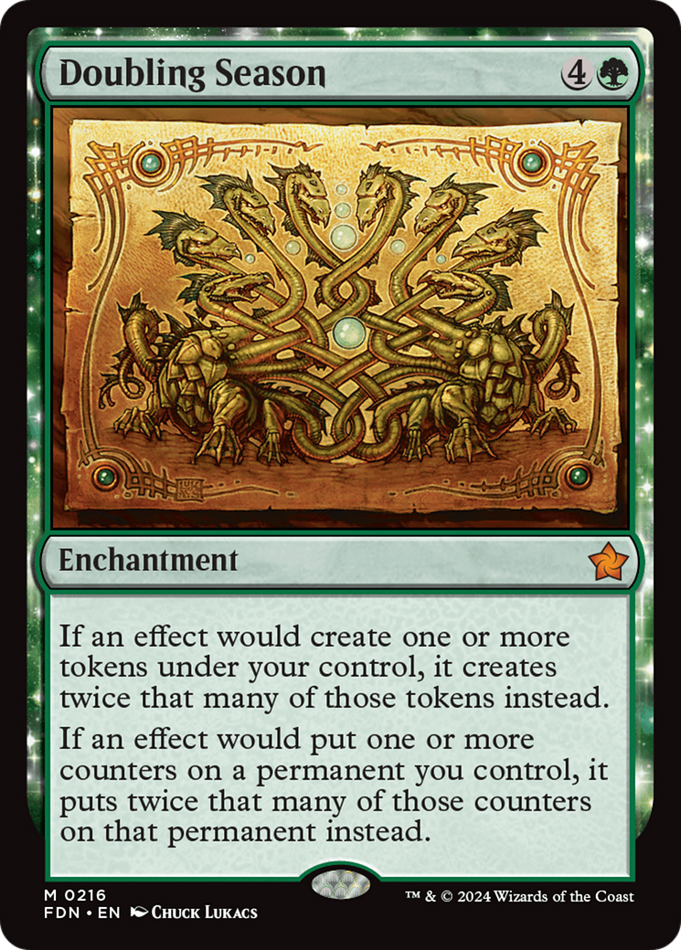 Doubling Season [Foundations] MTG Single Magic: The Gathering | Red Claw Gaming