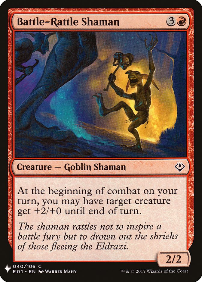 Battle-Rattle Shaman [Mystery Booster] MTG Single Magic: The Gathering | Red Claw Gaming
