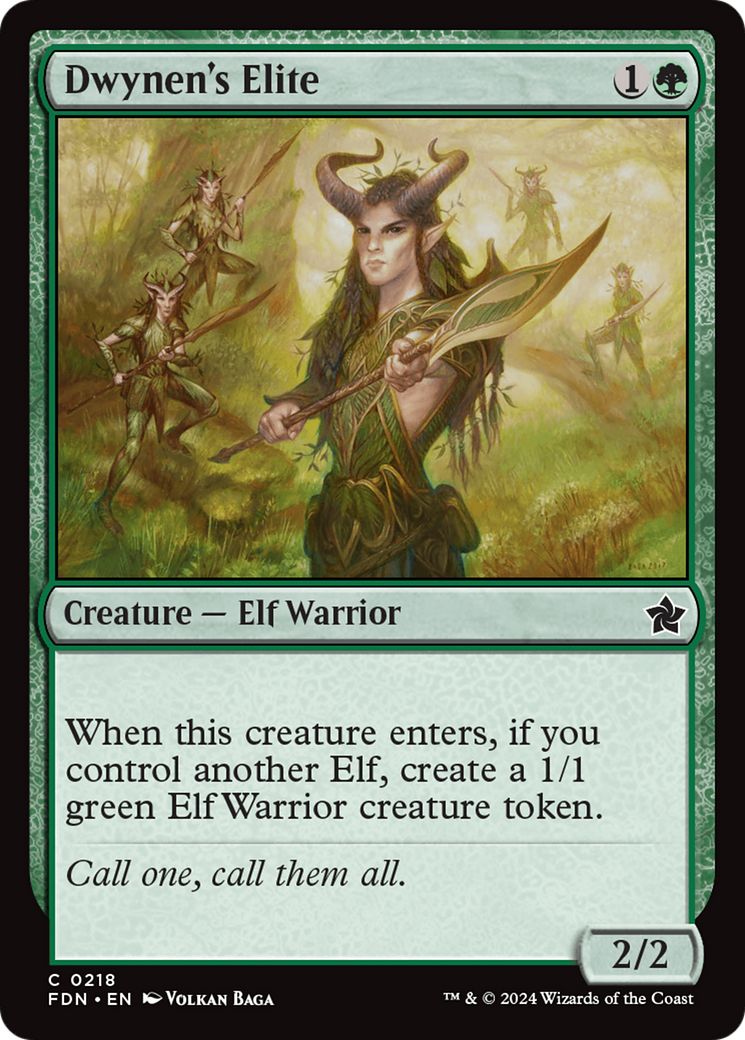 Dwynen's Elite [Foundations] MTG Single Magic: The Gathering | Red Claw Gaming