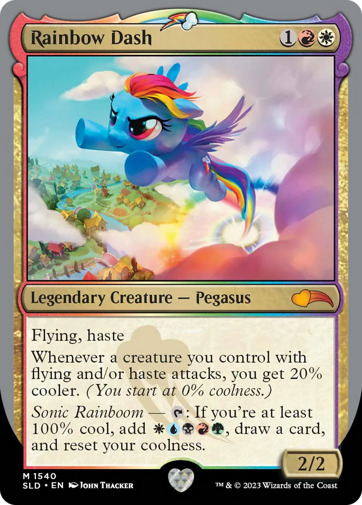 Rainbow Dash [Secret Lair Drop Series] MTG Single Magic: The Gathering | Red Claw Gaming