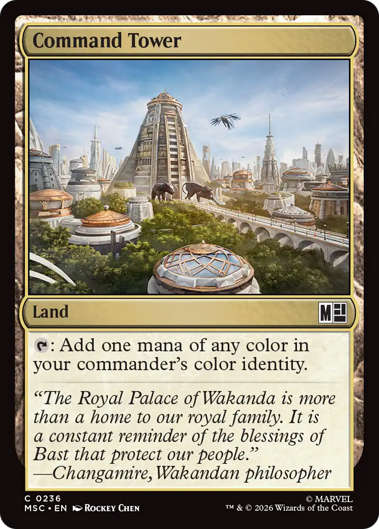 Command Tower (0236) (Surge Foil) [Marvel Super Heroes Commander] | Red Claw Gaming