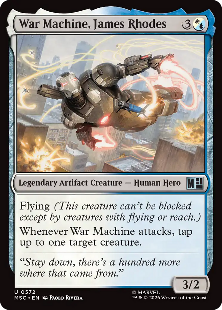 War Machine, Avenging Arsenal (Surge Foil) [Marvel Super Heroes Commander] | Red Claw Gaming
