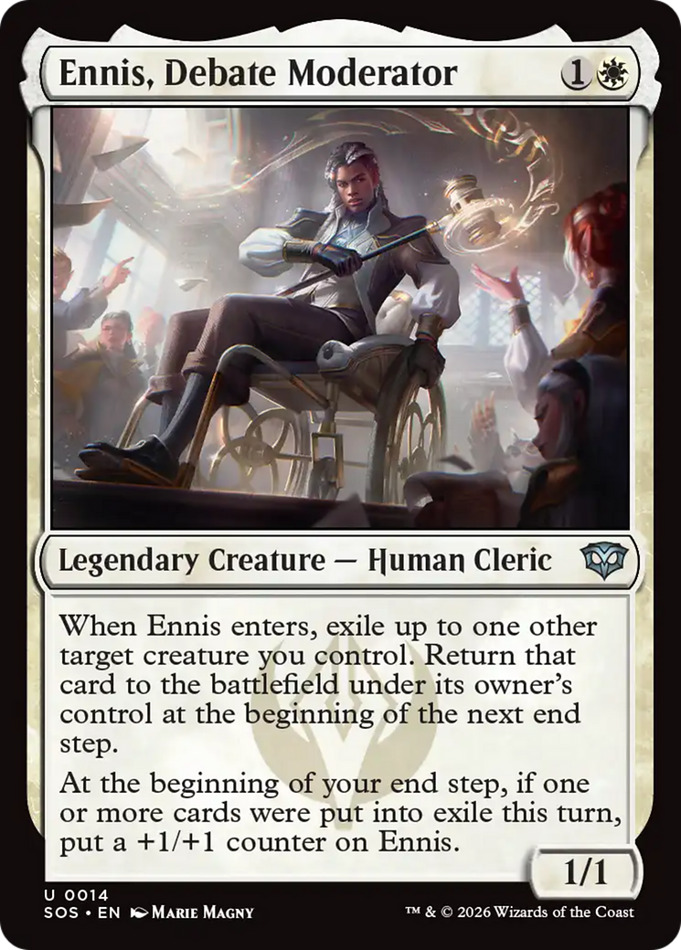 Ennis, Debate Moderator [Secrets of Strixhaven] MTG Single Magic: The Gathering | Red Claw Gaming