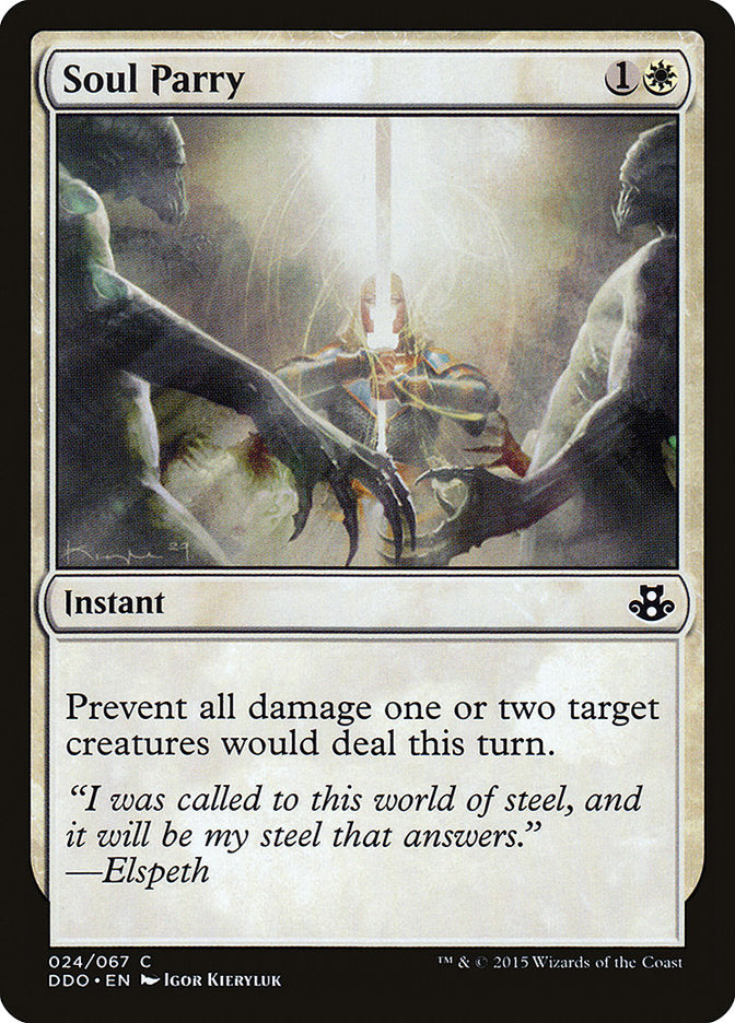 Soul Parry [Duel Decks: Elspeth vs. Kiora] MTG Single Magic: The Gathering    | Red Claw Gaming