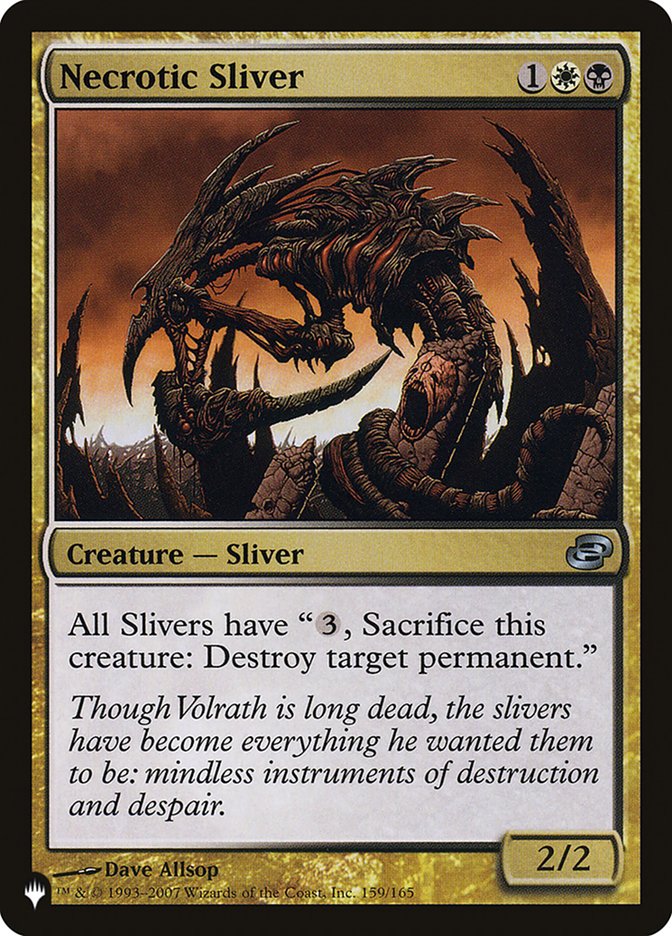 Necrotic Sliver [The List] MTG Single Magic: The Gathering | Red Claw Gaming