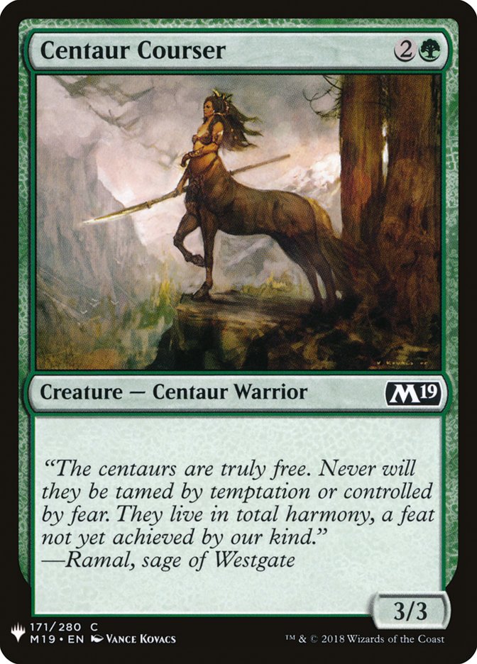 Centaur Courser [Mystery Booster] MTG Single Magic: The Gathering    | Red Claw Gaming