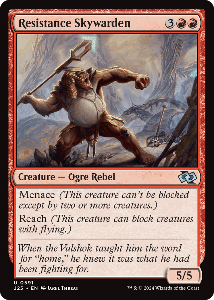Resistance Skywarden [Foundations Jumpstart] MTG Single Magic: The Gathering | Red Claw Gaming