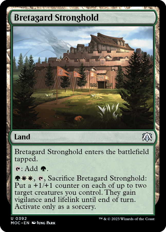 Bretagard Stronghold [March of the Machine Commander] MTG Single Magic: The Gathering | Red Claw Gaming