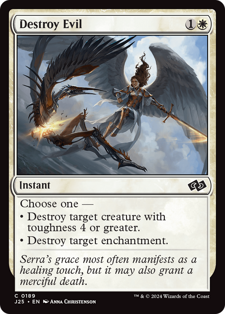 Destroy Evil [Foundations Jumpstart] MTG Single Magic: The Gathering | Red Claw Gaming