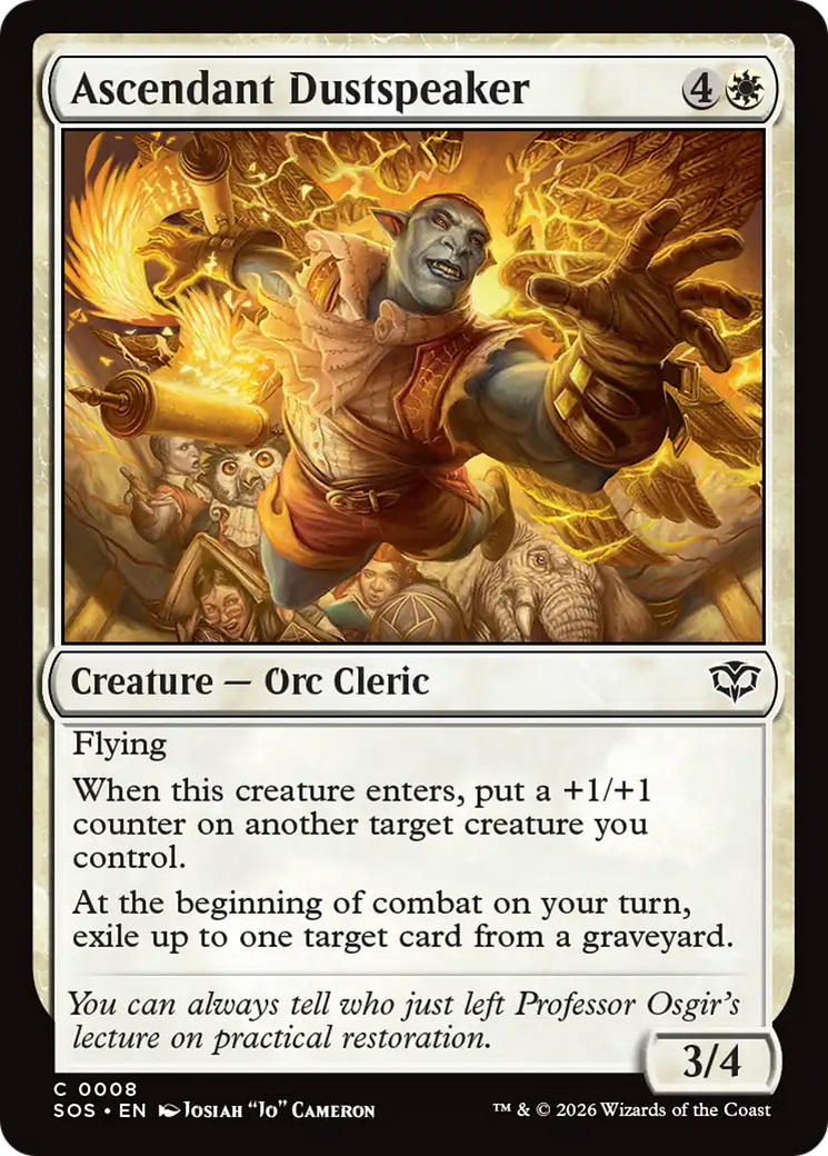 Ascendant Dustspeaker [Secrets of Strixhaven] MTG Single Magic: The Gathering | Red Claw Gaming