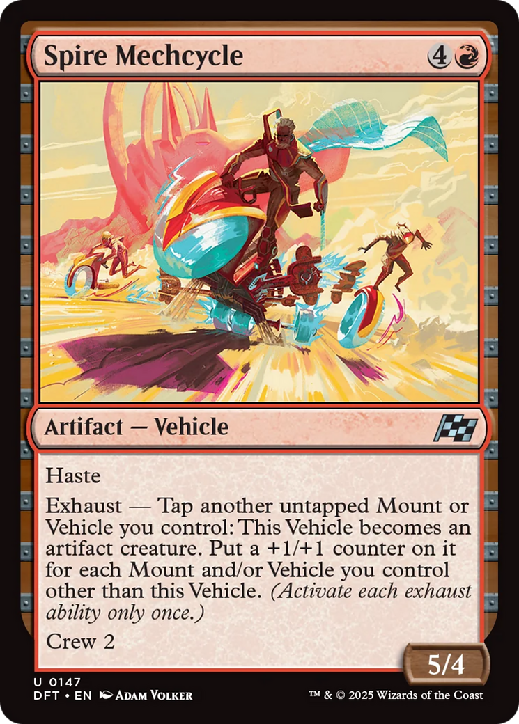 Spire Mechcycle [Aetherdrift] MTG Single Magic: The Gathering | Red Claw Gaming