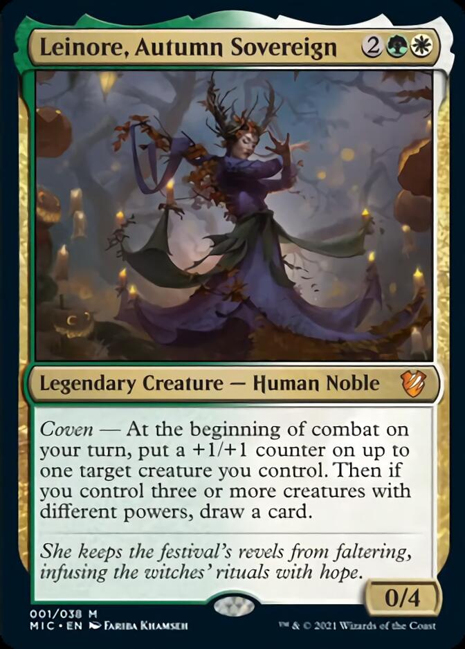 Leinore, Autumn Sovereign [Innistrad: Midnight Hunt Commander] MTG Single Magic: The Gathering | Red Claw Gaming