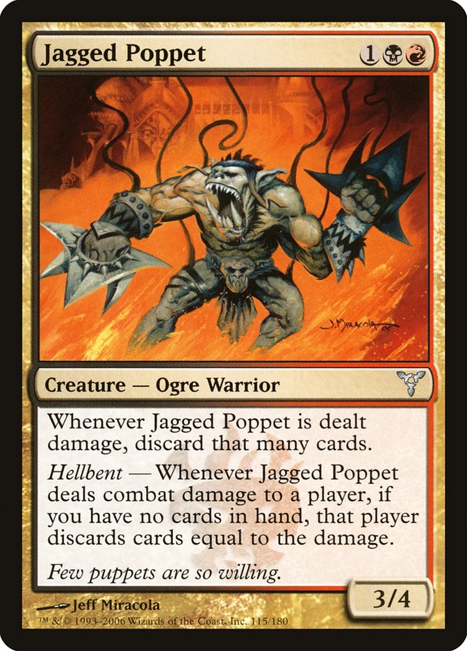 Jagged Poppet [Dissension] MTG Single Magic: The Gathering | Red Claw Gaming