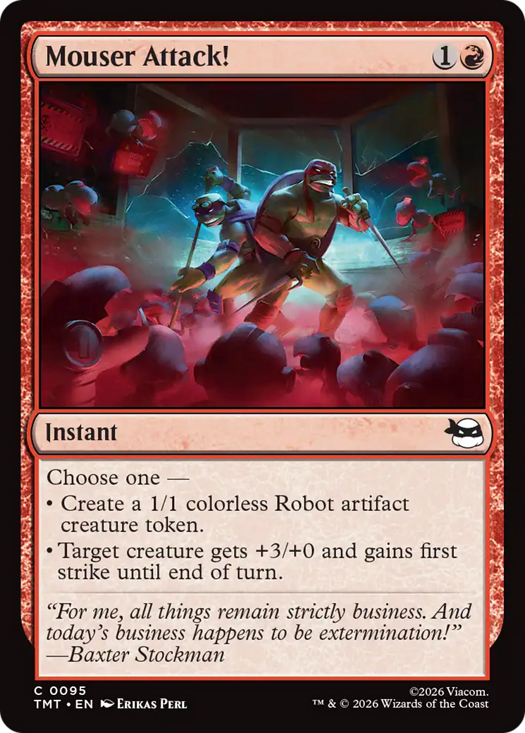Mouser Attack! [Teenage Mutant Ninja Turtles] MTG Single Magic: The Gathering | Red Claw Gaming