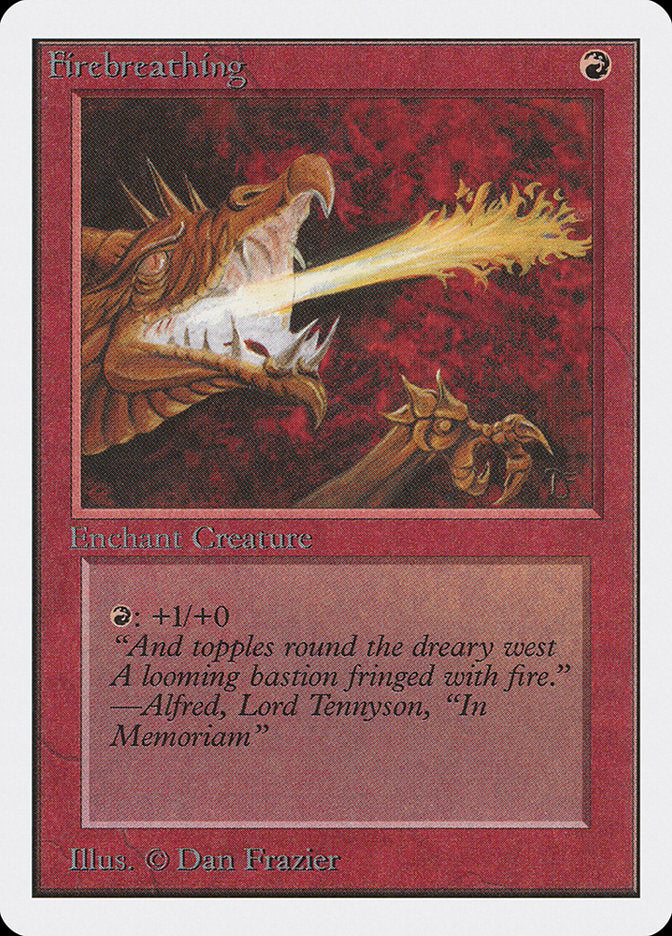 Firebreathing [Unlimited Edition] MTG Single Magic: The Gathering | Red Claw Gaming