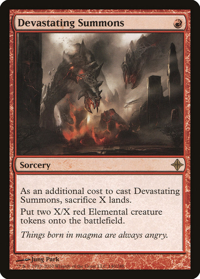 Devastating Summons [Rise of the Eldrazi] MTG Single Magic: The Gathering | Red Claw Gaming