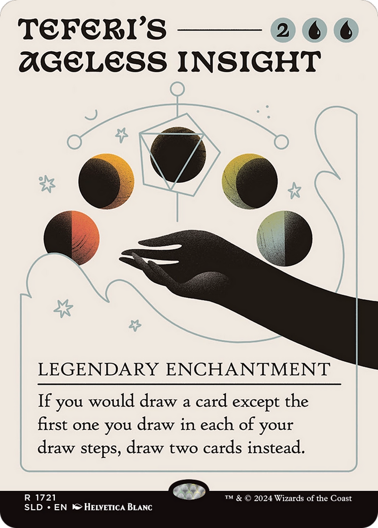 Teferi's Ageless Insight (Rainbow Foil) [Secret Lair Drop Series] MTG Single Magic: The Gathering | Red Claw Gaming