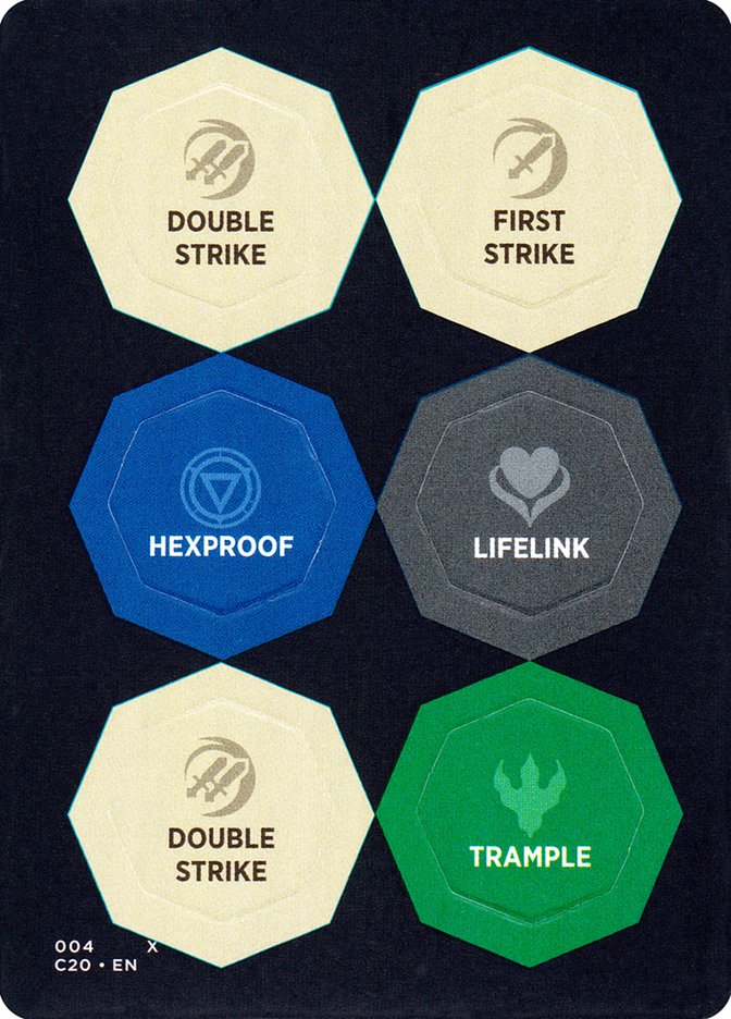 Punch Card Token (003 // 004) - Thick Stock [Commander 2020 Tokens] MTG Single Magic: The Gathering | Red Claw Gaming