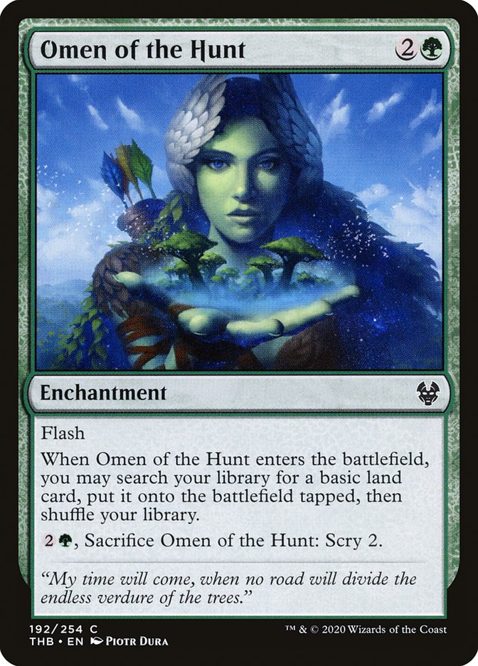 Omen of the Hunt [Theros Beyond Death] MTG Single Magic: The Gathering | Red Claw Gaming