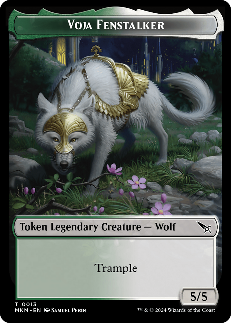 Thopter (0020) // Voja Fenstalker Double-Sided Token [Murders at Karlov Manor Tokens] MTG Single Magic: The Gathering | Red Claw Gaming