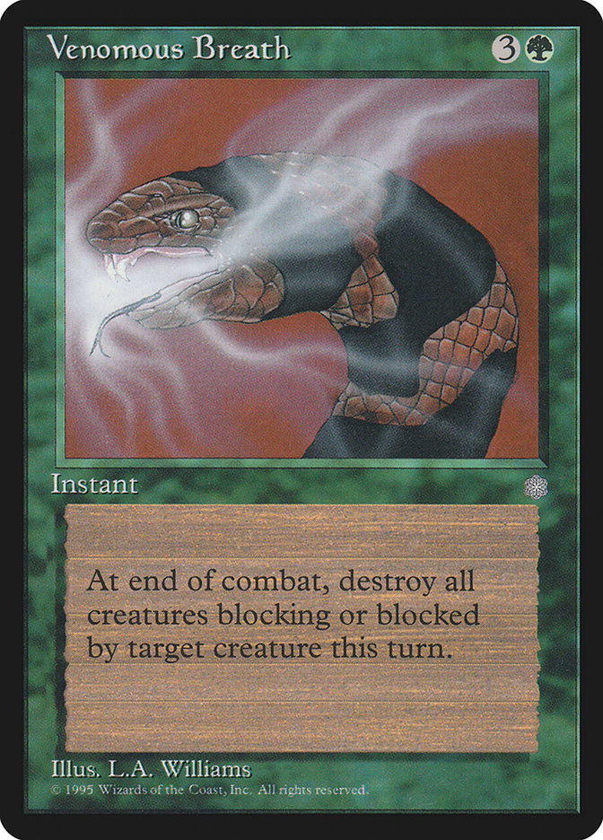 Venomous Breath [Ice Age] MTG Single Magic: The Gathering | Red Claw Gaming