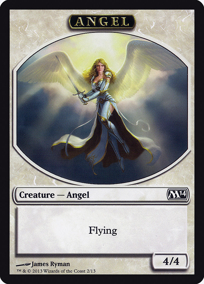 Angel Token [Magic 2014 Tokens] MTG Single Magic: The Gathering | Red Claw Gaming