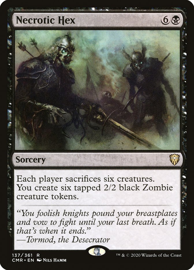 Necrotic Hex [Commander Legends] MTG Single Magic: The Gathering | Red Claw Gaming