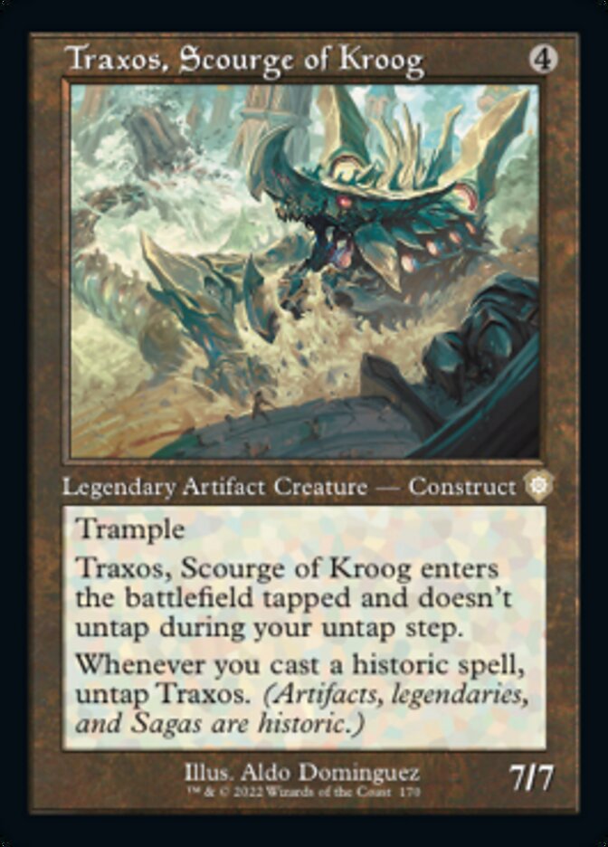 Traxos, Scourge of Kroog (Retro) [The Brothers' War Commander] MTG Single Magic: The Gathering | Red Claw Gaming