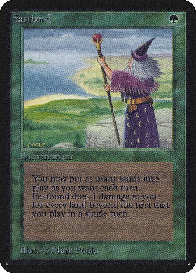Fastbond [Alpha Edition] MTG Single Magic: The Gathering | Red Claw Gaming