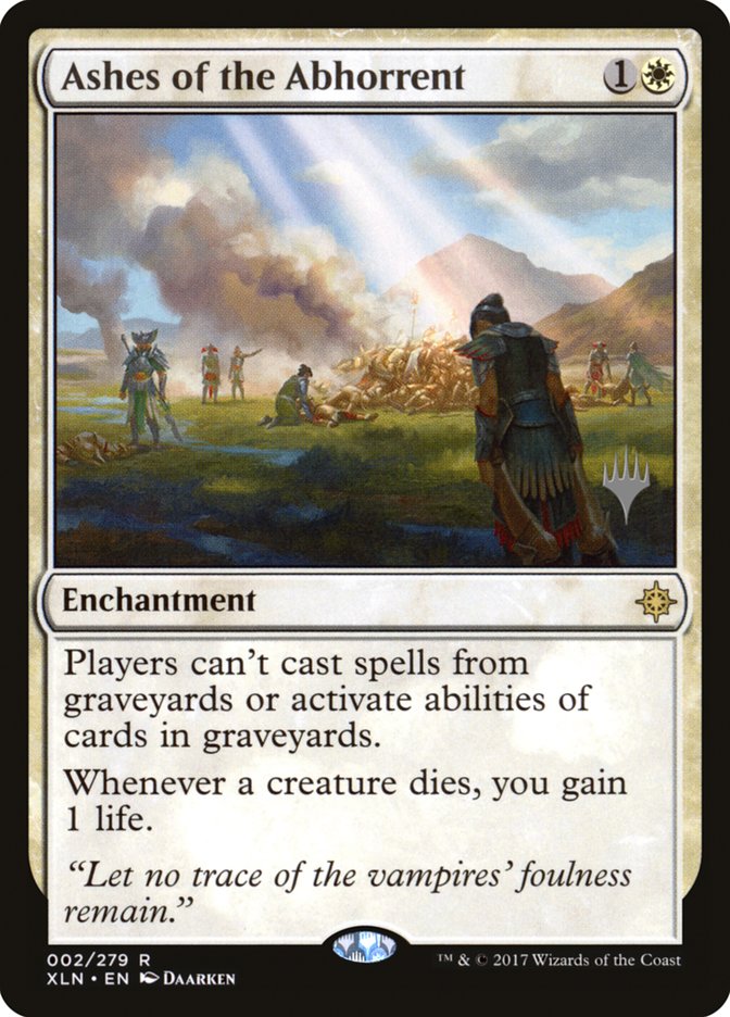 Ashes of the Abhorrent (Promo Pack) [Ixalan Promos] MTG Single Magic: The Gathering | Red Claw Gaming