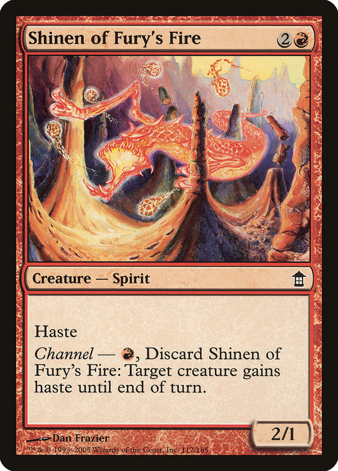 Shinen of Fury's Fire [Saviors of Kamigawa] MTG Single Magic: The Gathering    | Red Claw Gaming
