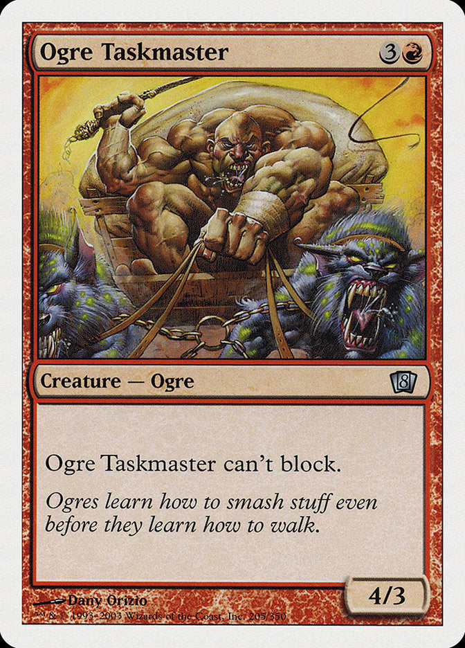 Ogre Taskmaster [Eighth Edition] MTG Single Magic: The Gathering | Red Claw Gaming