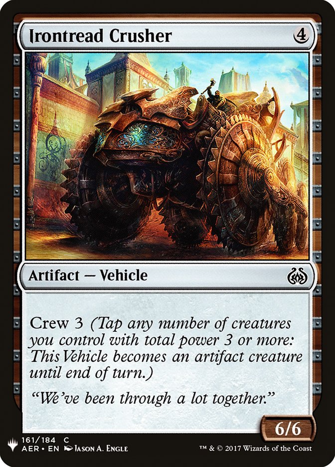 Irontread Crusher [Mystery Booster] MTG Single Magic: The Gathering | Red Claw Gaming