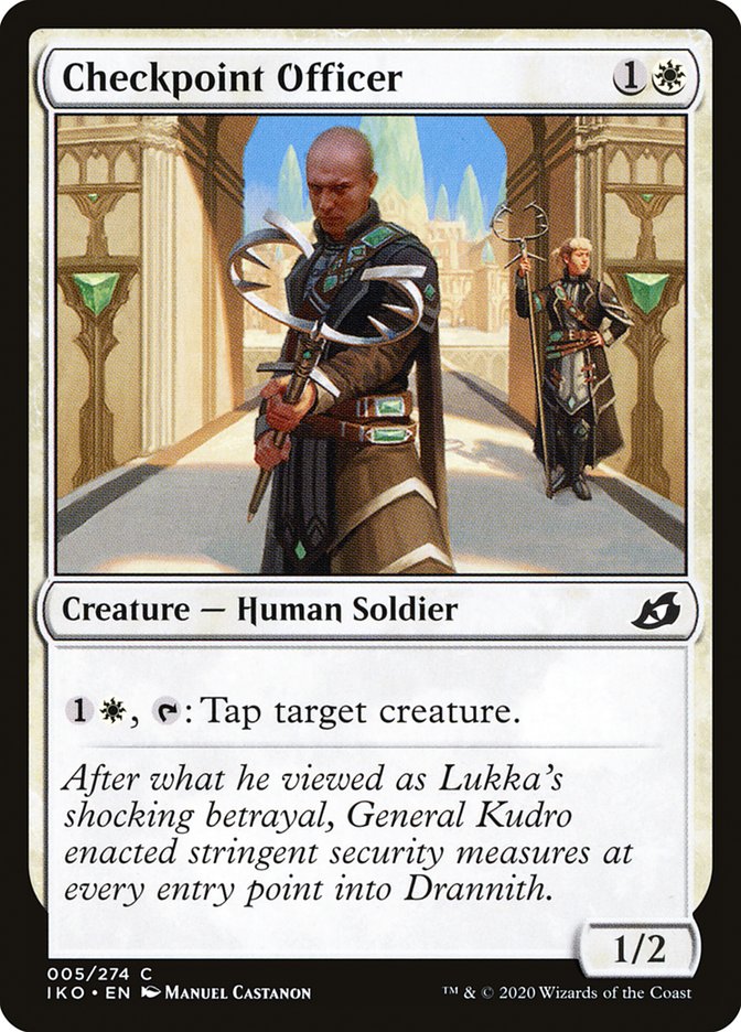 Checkpoint Officer [Ikoria: Lair of Behemoths] MTG Single Magic: The Gathering | Red Claw Gaming