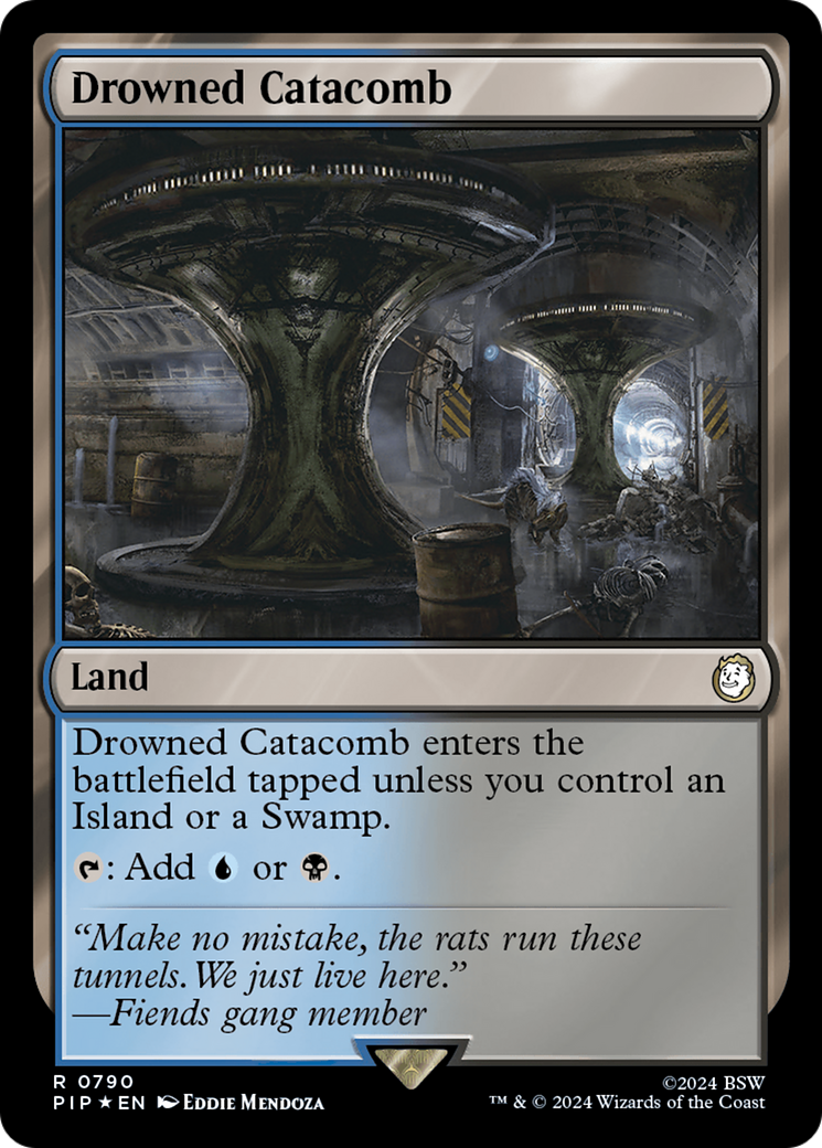 Drowned Catacomb (Surge Foil) [Fallout] MTG Single Magic: The Gathering | Red Claw Gaming