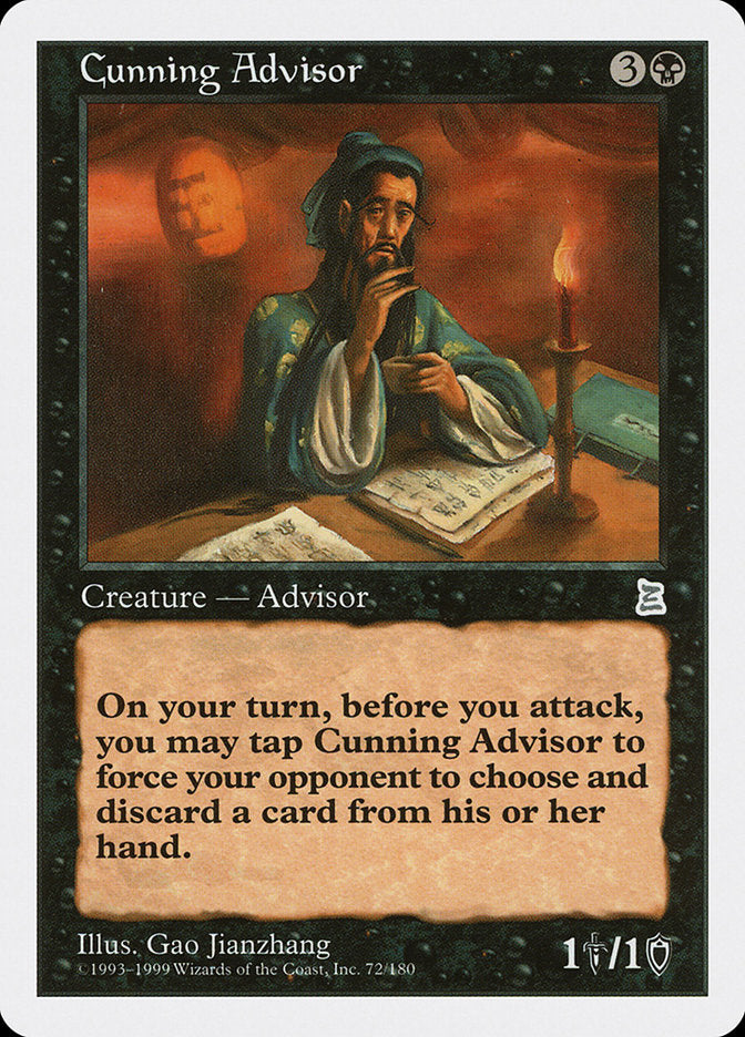 Cunning Advisor [Portal Three Kingdoms] MTG Single Magic: The Gathering | Red Claw Gaming