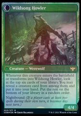 Howlpack Piper // Wildsong Howler [Innistrad: Crimson Vow Prerelease Promos] MTG Single Magic: The Gathering | Red Claw Gaming