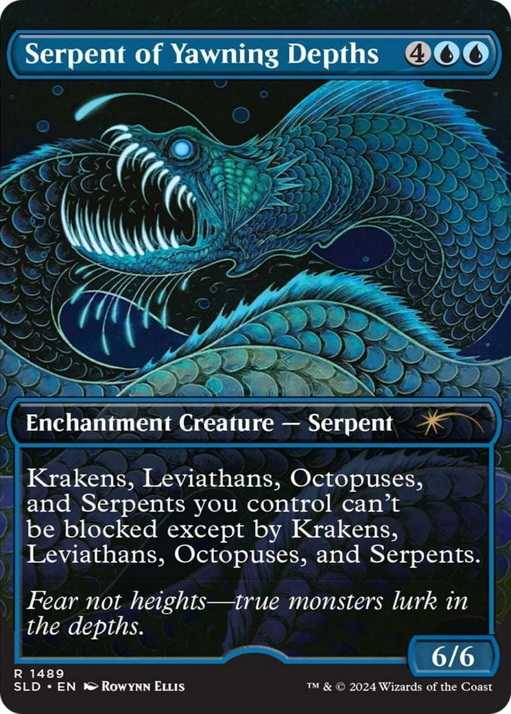 Serpent of Yawning Depths [Secret Lair Drop Series] MTG Single Magic: The Gathering | Red Claw Gaming