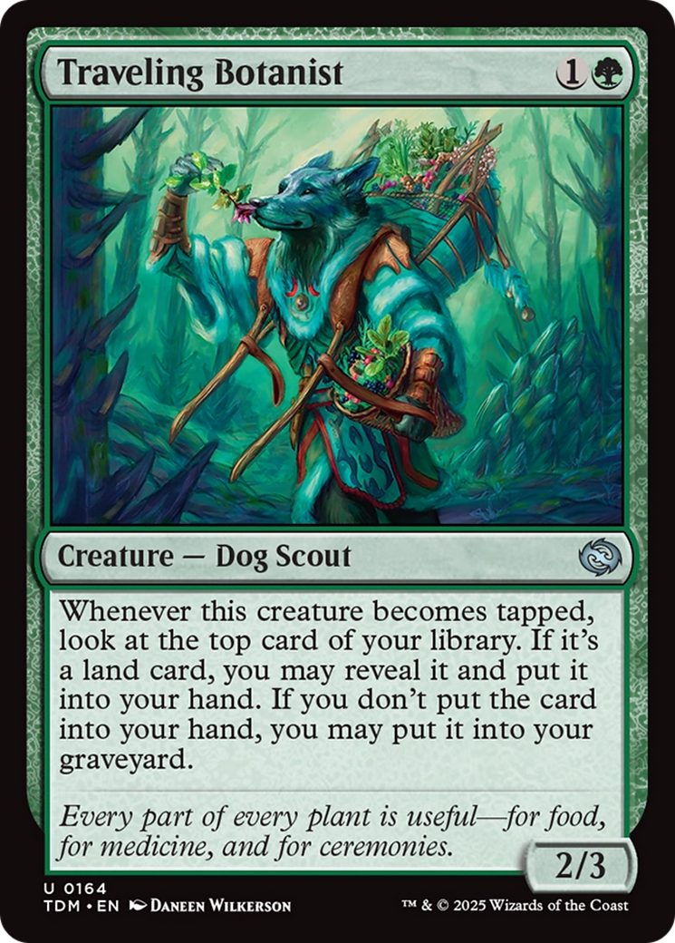 Traveling Botanist [Tarkir: Dragonstorm] MTG Single Magic: The Gathering | Red Claw Gaming