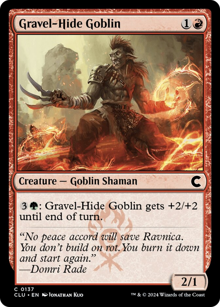 Gravel-Hide Goblin [Ravnica: Clue Edition] MTG Single Magic: The Gathering | Red Claw Gaming