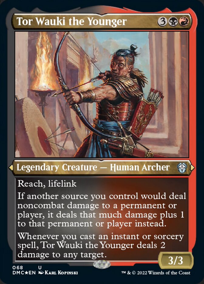 Tor Wauki the Younger (Foil Etched) [Dominaria United Commander] MTG Single Magic: The Gathering | Red Claw Gaming
