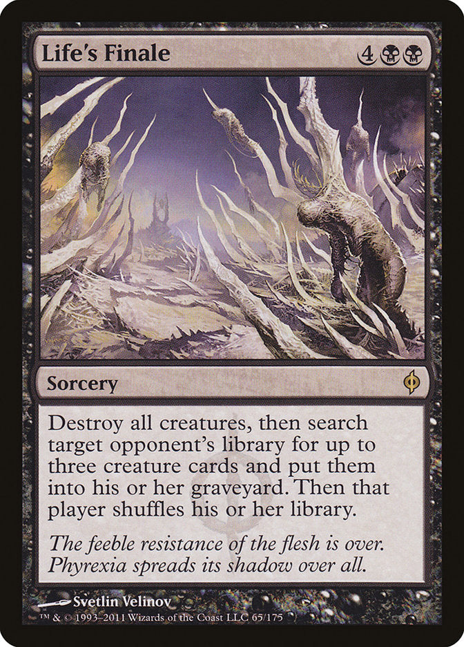 Life's Finale [New Phyrexia] MTG Single Magic: The Gathering | Red Claw Gaming