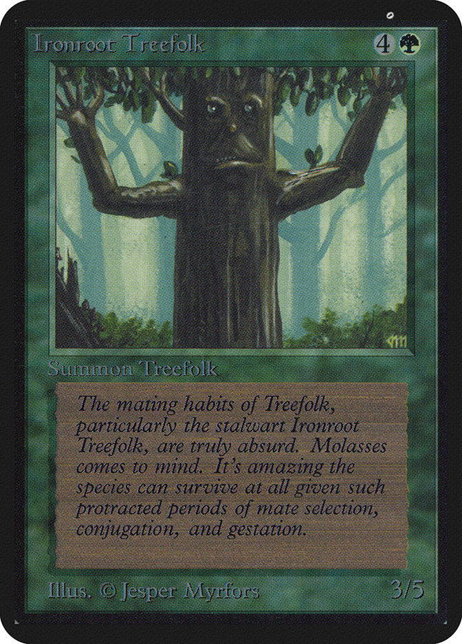 Ironroot Treefolk [Alpha Edition] MTG Single Magic: The Gathering | Red Claw Gaming